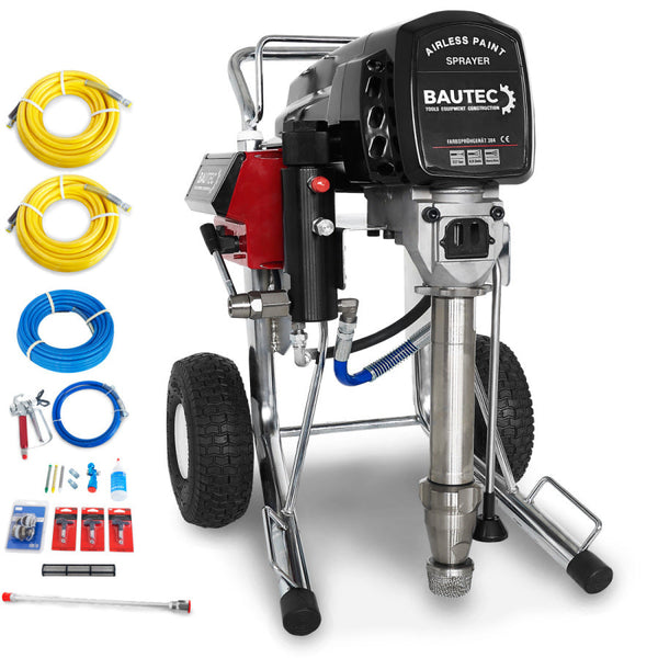 Bautec Airless Verfspuit met zuigersysteem